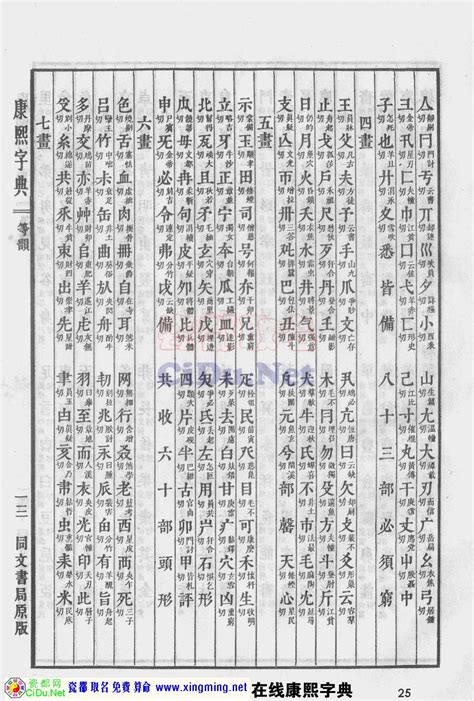 楷字五行|康熙字典：楷字解释、笔画、部首、五行、原图扫描版